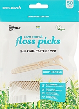 Düfte, Parfümerie und Kosmetik Zahnseidesticks aus Maisstärke mit erfrischender Minze - The Humble Co. Floss Picks