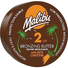 Düfte, Parfümerie und Kosmetik Bronzierende Körperbutter mit Beta-Carotin und Kokosnussduft SPF 2 - Malibu Bronzing Body Butter SPF 2