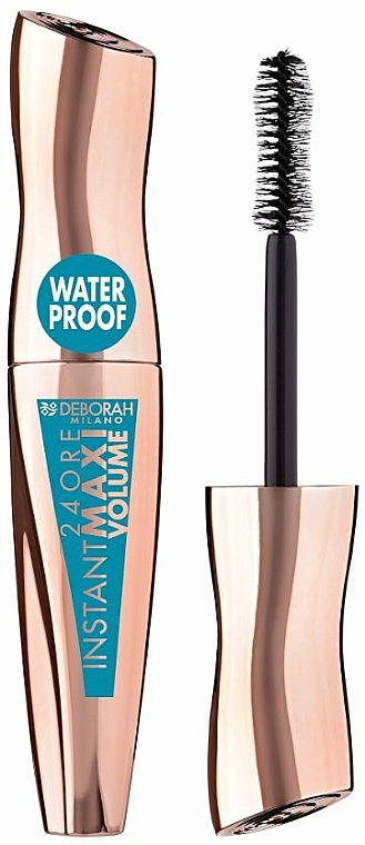 Wasserfeste Mascara für voluminöse Wimpern - Deborah 24 Ore Istant Maxi Volume Waterproof — Bild N1