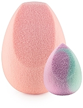 Make-up-Schwamm-Set - Boho Beauty Candy Pink Top Cut Regular And Mini Pastel Cut (Make-up Schwamm 2 St.) — Bild N1