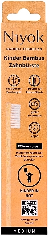 Zahnbürste aus Bambus Kinderschutz - Niyok Adult Toothbrush Choosebrush — Bild N1