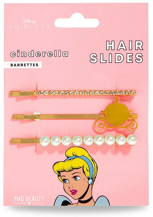 Haarspangen-Set 3 St. - Mad Beauty Disney POP Princess Hair Slides Cinderella — Bild N1