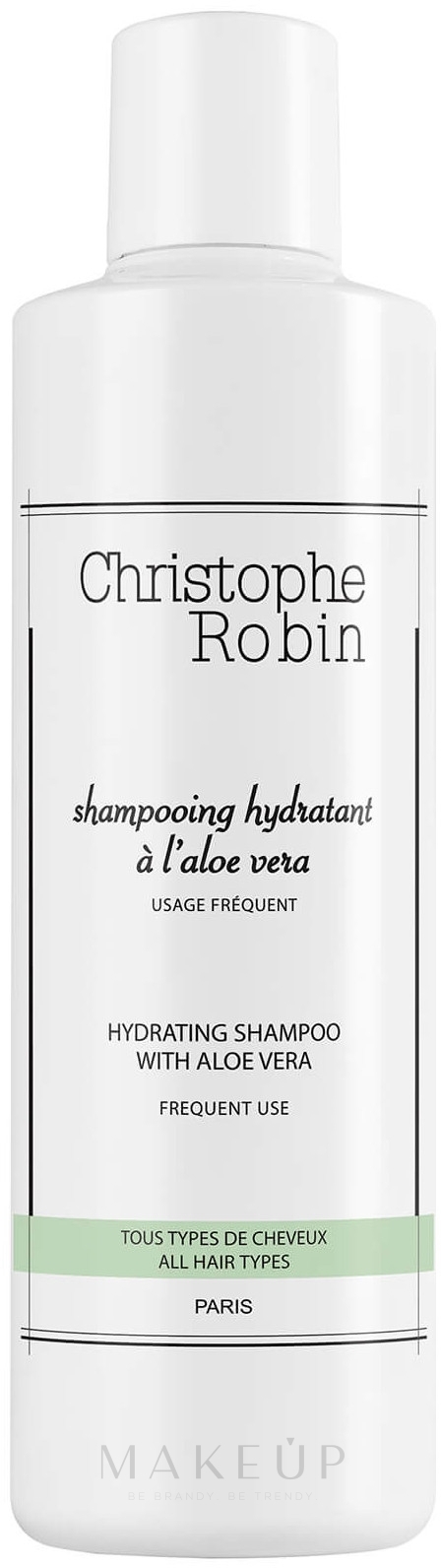 Feuchtigkeitsspendendes Shampoo mit Aloe vera - Christophe Robin Hydrating Shampoo with Aloe Vera — Bild 250 ml