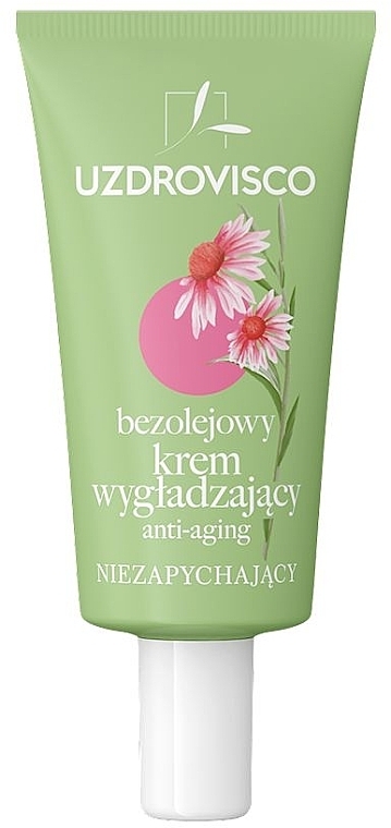 Ölfreie Anti-Aging-Gesichtscreme mit Echinacea-Extrakt - Uzdrovisco Anti-Aging Smoothing Face Cream  — Bild N2