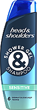 Düfte, Parfümerie und Kosmetik Anti-Schuppen-Duschgel und Shampoo für empfindliche Haut - Head & Shoulders