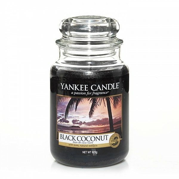Duftkerze im Glas Black Coconut - Yankee Candle Black Coconut Jar — Bild N1