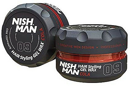Haarstylingwachs mit Cola-Duft - Nishman Hair Styling Wax 09 Cola — Bild N1