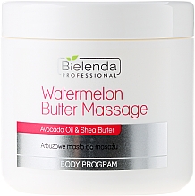 Düfte, Parfümerie und Kosmetik Massagebutter für den Körper mit Wassermelone, Avocadoöl und Sheabutter - Bielenda Professional Watermelon Body Butter Massage