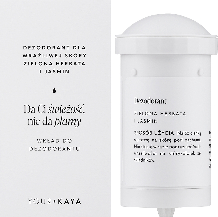 Nachfüller für Deodorant Grüner Tee und Jasmin - Your Kaya — Bild N2