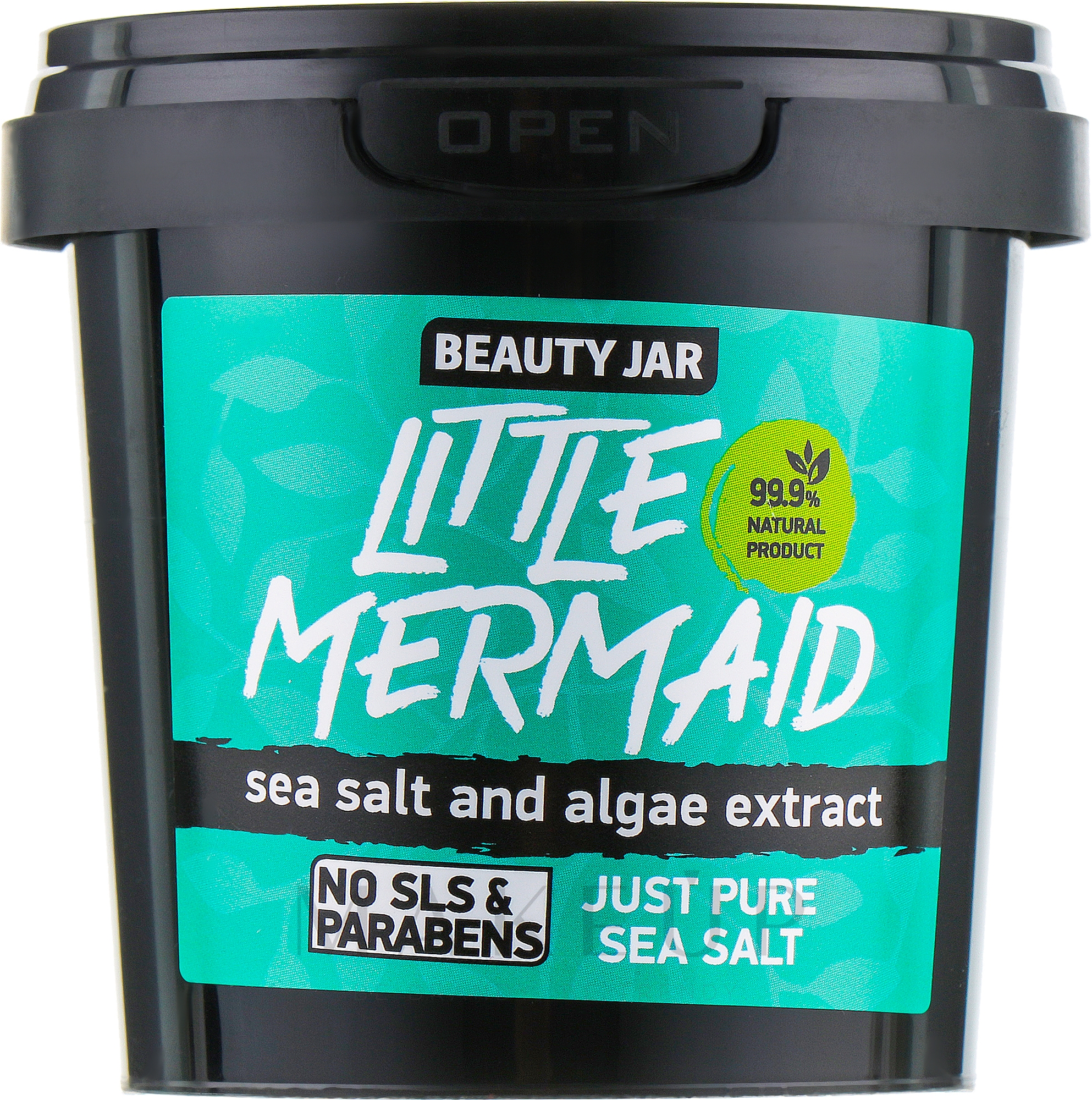 Badesalz mit Meersalz und Algenextrakt - Beauty Jar Just Pure Sea Salt — Bild 200 g