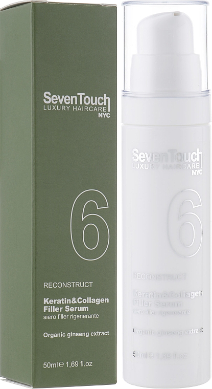 Revitalisierender Serum-Filler mit Keratin und Kollagen - Punti di Vista Seven Touch Keratin & Collagen Filler Serum — Bild N1