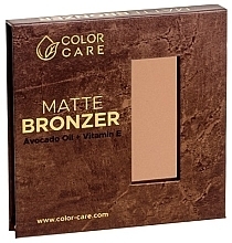 Düfte, Parfümerie und Kosmetik Matter Bronzer mit Avocadoöl und Vitamin E - Color Care Matte Bronzer