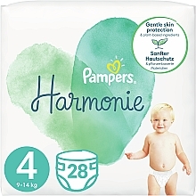 Düfte, Parfümerie und Kosmetik Windeln Harmonie Größe 4 (9-14 kg) 28 St. - Pampers 