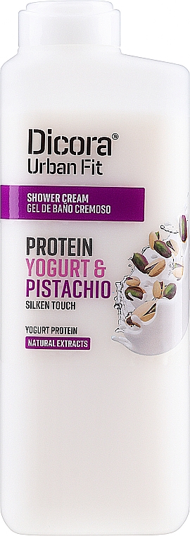 Creme-Duschgel mit Proteinjoghurt und Pistazien - Dicora Urban Fit Shower Cream Protein Yogurt & Pistachio — Bild N1