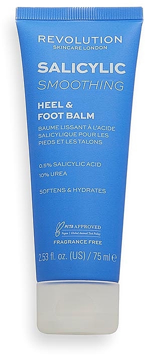 Fußbalsam - Revolution Skincare Salicylic Acid Smoothing Heel & Foot Balm — Bild N1