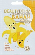 Düfte, Parfümerie und Kosmetik Kosmetische Feuchtigkeitsmaske mit Banane - Beauty Derm Nutrition