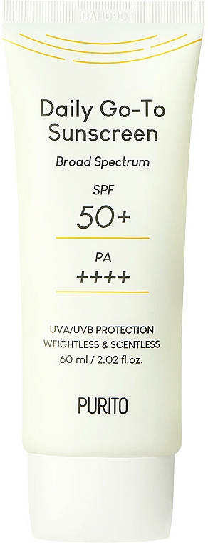 Sonnenschutzcreme für das Gesicht SPF5 0+ - Purito Daily Go-To Sunscreen SPF50+/PA++++ — Bild N1