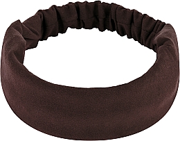 Düfte, Parfümerie und Kosmetik Stirnband aus Öko-Wildleder gerade braun Suede Classic - MAKEUP Hair Accessories