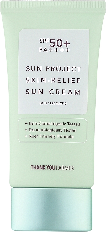 Sonnenschutzcreme SPF50+ - Thank You Farmer Sun Project Skin Relief Sun Cream SPF 50+ PA++++ — Bild N1