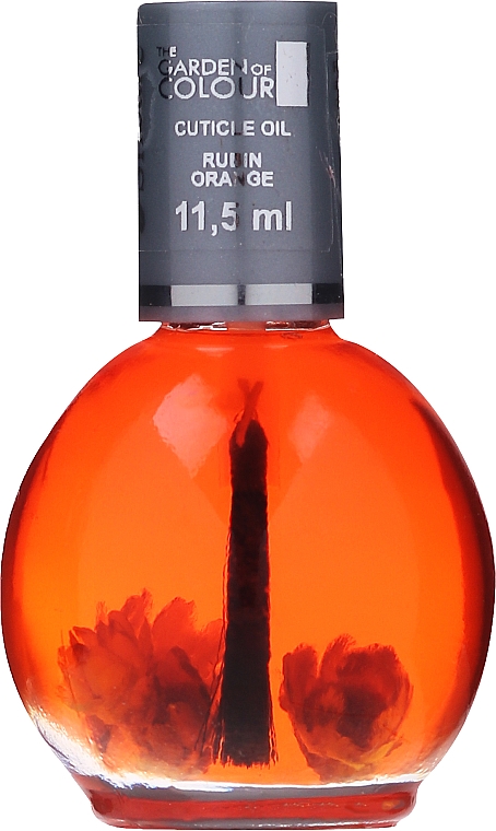 Nagel- und Nagelhautöl mit Pinsel Orange - Silcare Cuticle Oil Rubin Orange — Bild N1