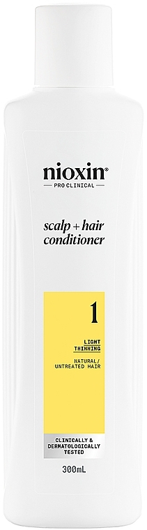 Balsam für Kopfhaut und feines Haar - Nioxin Pro Clinical System 1 Scalp + Hair Thickening Conditioner  — Bild N1