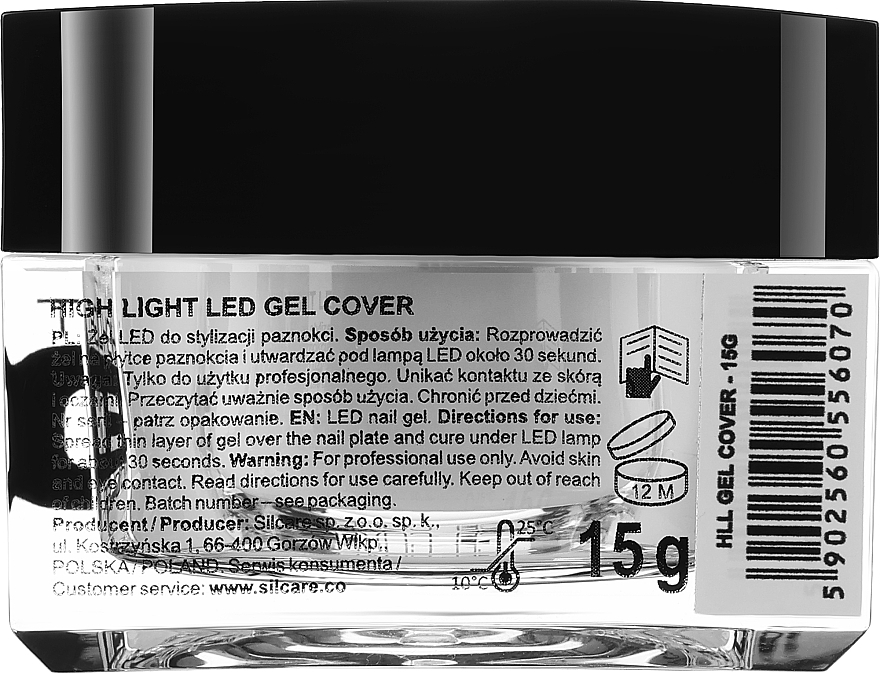 LED Aufbaugel Cover - Silcare Light Led Gel Cover — Bild N6