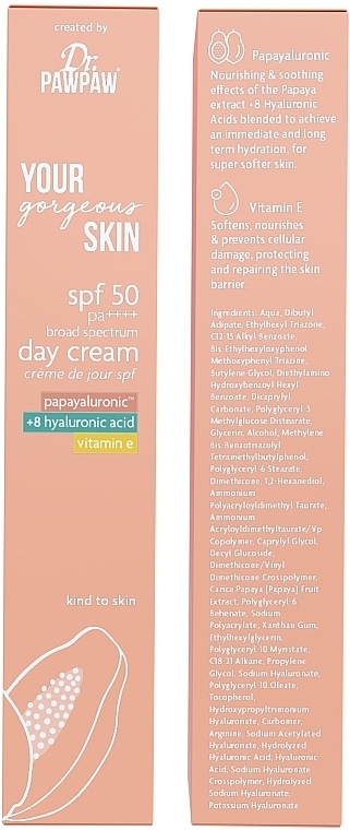 Gesichtscreme SPF 50 - Dr. PAWPAW Your Gorgeous Skin SPF 50 PA++++ Day Cream — Bild N2