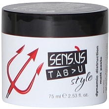 Düfte, Parfümerie und Kosmetik Mattierende Haarpaste - Sensus Tabu Style Dynamic Distribution