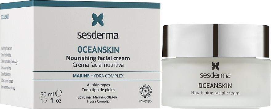 Nährende Gesichtscreme für alle Hauttypen - Sesderma Laboratories Oceanskin Nourishing Facial Cream — Bild N2