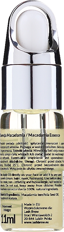 Gesichtsmassage-Set - Lash Brown (Gesichtsmassageroller 1 St. + Macadamia Essenz 11ml + Gesichtsmassage-Platte 1 St. + Box) — Bild N3