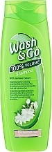 Shampoo für normales Haar mit Jasminextrakt - Wash&Go  — Bild N1