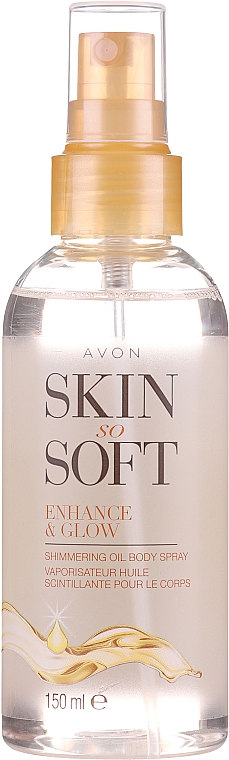 Körperölspray mit Schimmerffekt - Avon Skin So Soft Enhance&Glow Shimmering Oil Spray