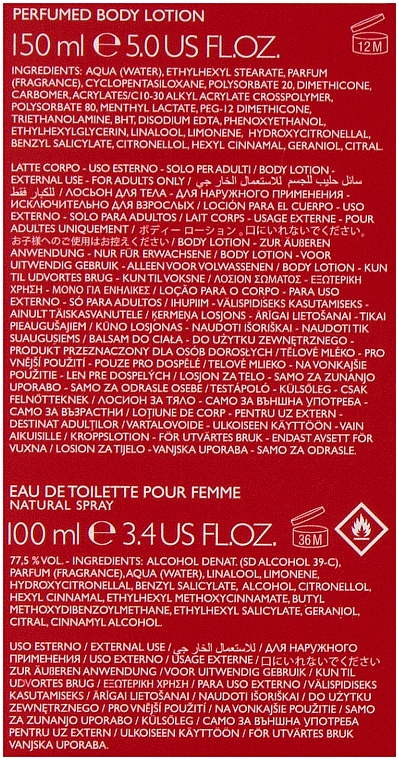 Dsquared2 Red Wood Pour Femme - Duftset (Eau de Toilette 100ml + Körperlotion 150ml) — Bild N5
