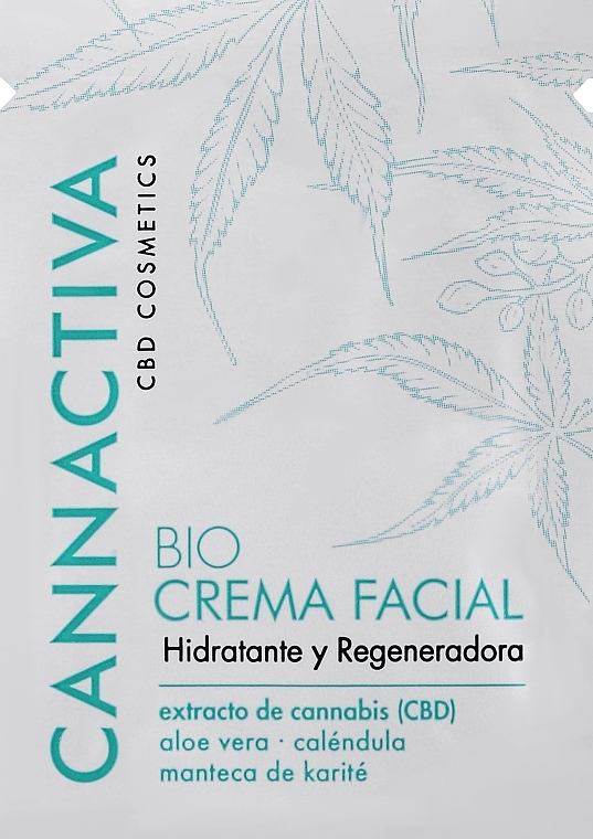 GESCHENK! Feuchtigkeitsspendende Gesichtscreme - Cannactiva Moisturizing CBD Face Cream — Bild N1