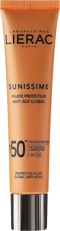 Vitalisierendes Schutzfluid LSF 50+ Globales Anti-Aging - Lierac Sunissime Fluide Protecteur Anti-Age SPF 50+ — Bild N2