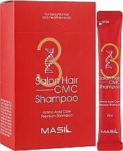 Shampoo mit Aminosäuren - Masil 3 Salon Hair CMC Shampoo (Probe) — Bild N5