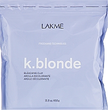 Düfte, Parfümerie und Kosmetik Entfärbungstonerde - Lakme K.Blonde Bleaching Clay