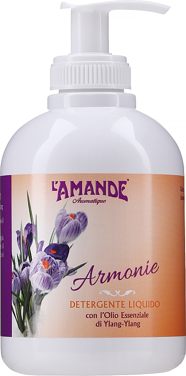 L'Amande Armonie Liquid Cleanser - Flüssige Handseife mit ätherischem Ylang-Ylang-Öl  — Bild N1