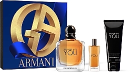 Düfte, Parfümerie und Kosmetik Giorgio Armani Emporio Armani Stronger With You - Duftset (Eau de Toilette /100 ml + Eau de Toilette /15 ml + Duschgel /75 ml)