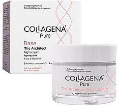Düfte, Parfümerie und Kosmetik Pflegende Nachtcreme für das Gesicht - Collagena Pure Base The Architect Night Cream
