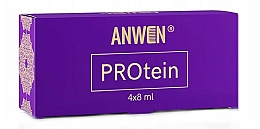 Regenerierende und glättende Proteinbehandlung für beschädigtes Haar in Ampullen - Anwen Protein — Bild N1