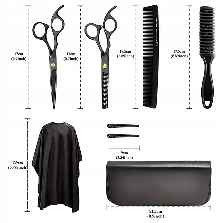 Professionelles Haarset 9in1 - Lewer — Bild N2