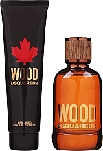 Dsquared2 Wood Pour Homme - Duftset (Eau de Toilette 100ml + Duschgel 150ml)  — Bild N2