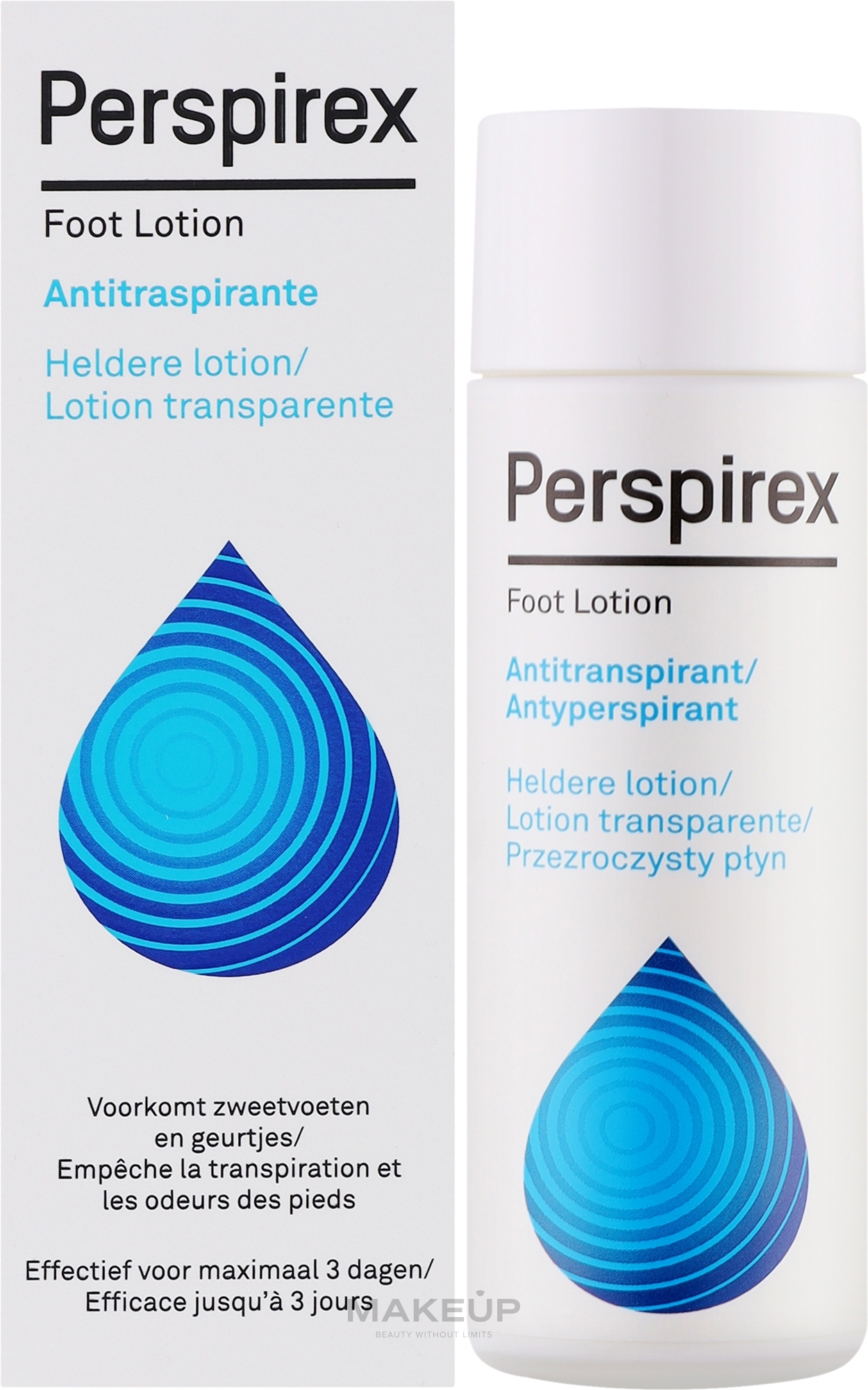 Deodorant-Lotion für die Füße - Perspirex Antiperspirant Foot Lotion  — Bild 100 ml