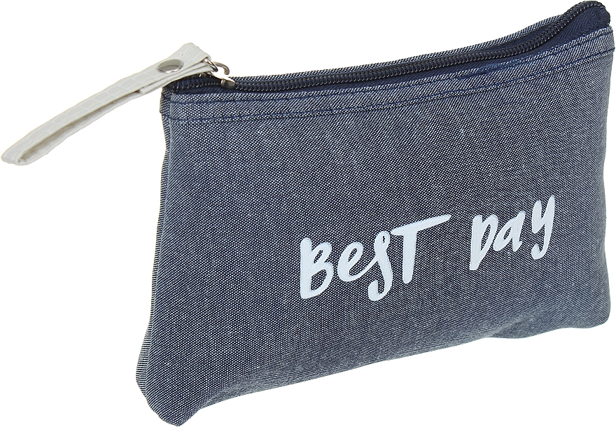 Kosmetiktasche Best Day blau - Cosmo Shop — Bild N3