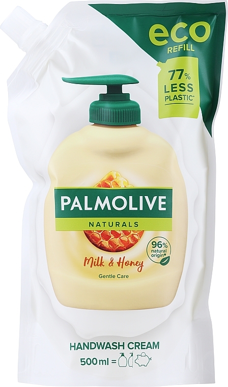 Flüssigseife Honig und Milch - Palmolive Naturel (Refill) — Bild N3
