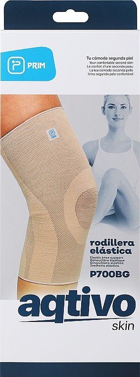 Elastische Kniegelenkbandage Größe L - Prim Aqtivo Skin Elastic Knee Brace L  — Bild N1