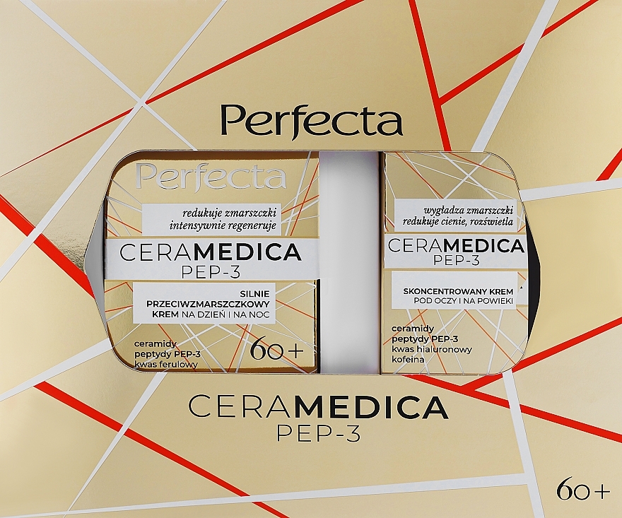 Set - Perfecta Ceramedica Pep-3 (Gesichtscreme 50 ml + Augencreme 15 ml) — Bild N1