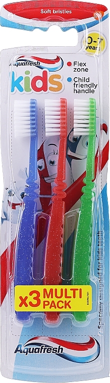 Kinderzahnbürsten-Set Variante 1 - Aquafresh Kids Triple Pack Soft — Bild N1