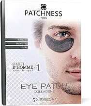 Düfte, Parfümerie und Kosmetik Entspannende feuchtigkeitsspendende schwarze Lifting-Patches für die Augenpartie mit Kollagen - Patchness Eye Patch Black